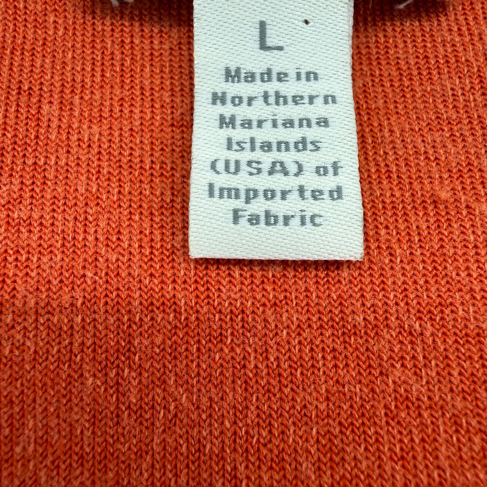 J. Jill Velour Cardigan Womens Large Orange Lace Velvet Trim Button Front Cotton - Picture 13 of 16